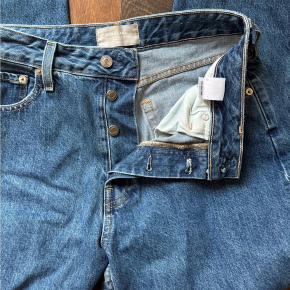 Everlane The Curvy 90’s Cheeky Straight Jean Size 30 (10) Organic Cotton NWOT - Picture 8 of 12